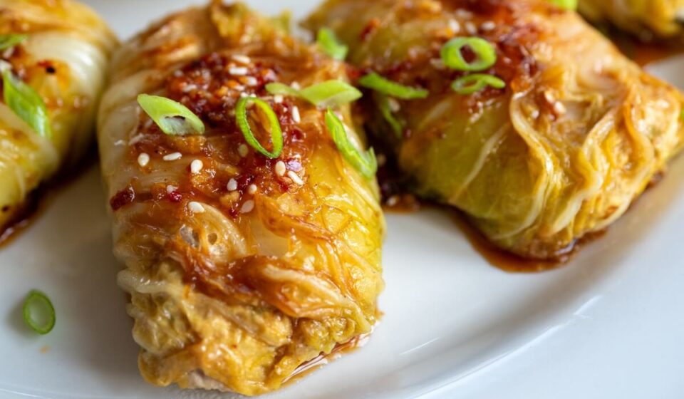 asian cabbage rolls